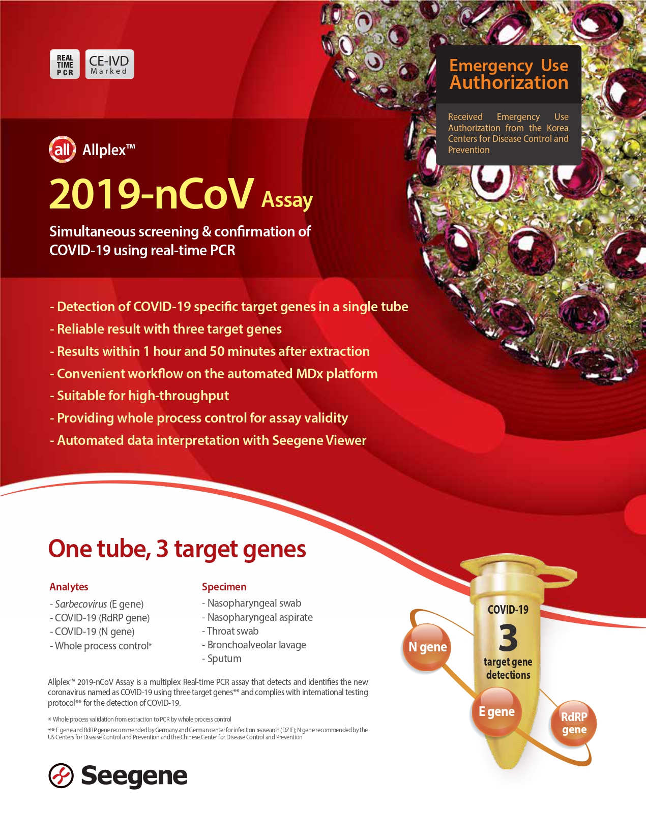 Allplex&trade; 2019 n-CoV Assay